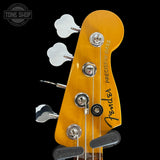 Headstock of Used 2019 Fender Ultra P Bass Ultraburst.