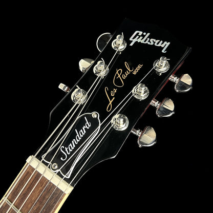 Front of headstock of Used Gibson 60s Les Paul Standard/Unburst.