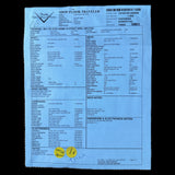 Spec sheet for Fender Custom Shop LTD 70th Anniversary 1954 Stratocaster Heavy Relic 2-Color Sunburst.