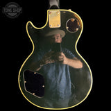 Back of body of Vintage 1976 Ibanez 2341.