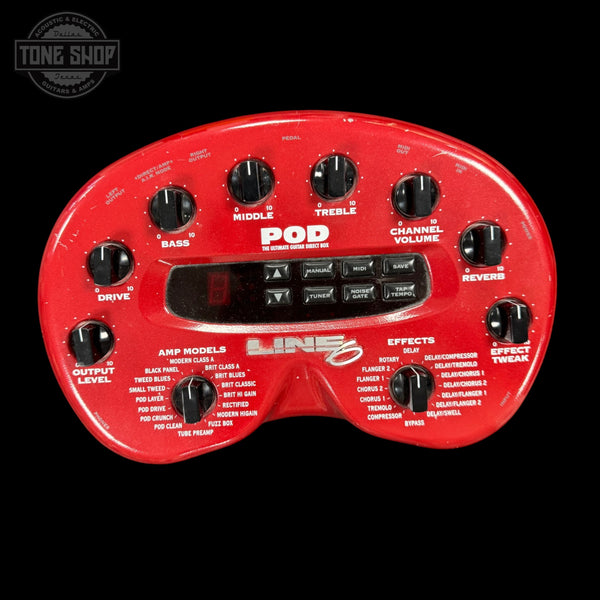 Top of Used Line 6 Pod V1 Multi Effects Processor TSS7493.