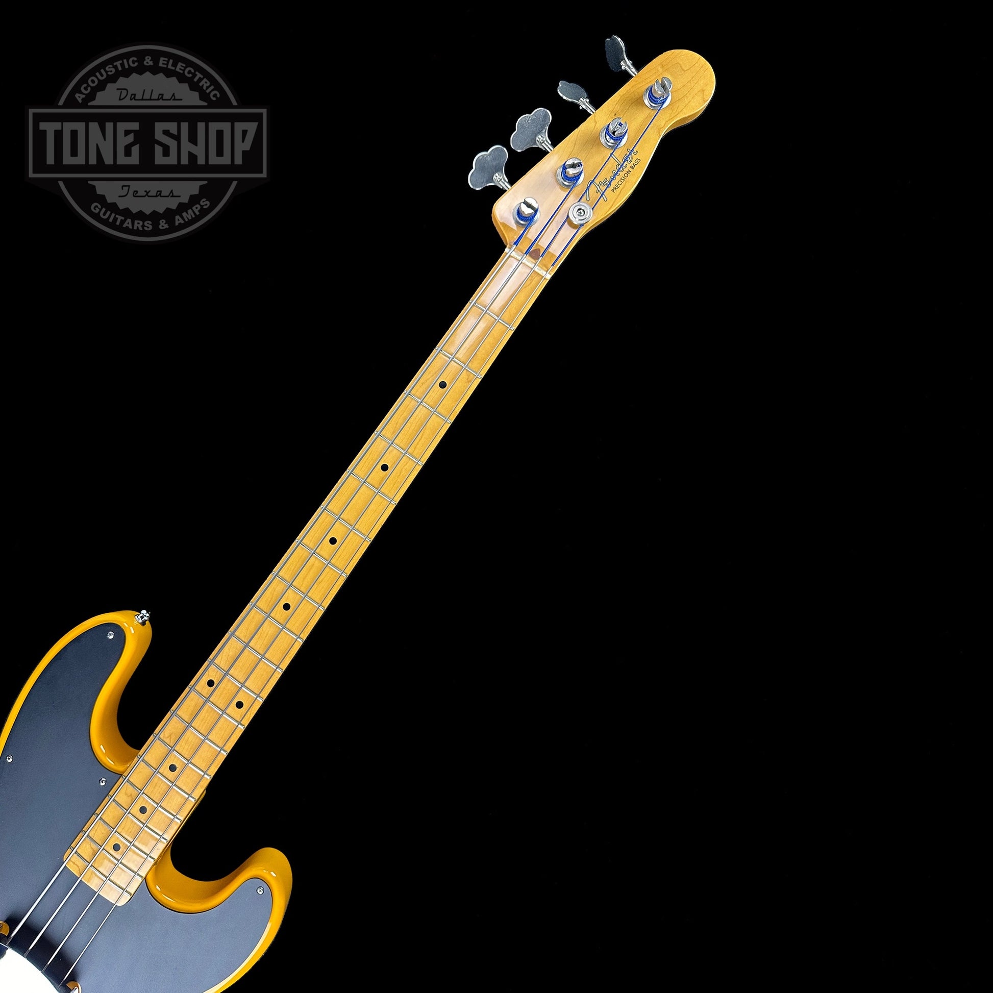 Fretboard of Used Fender CIJ '51 Precision Bass.