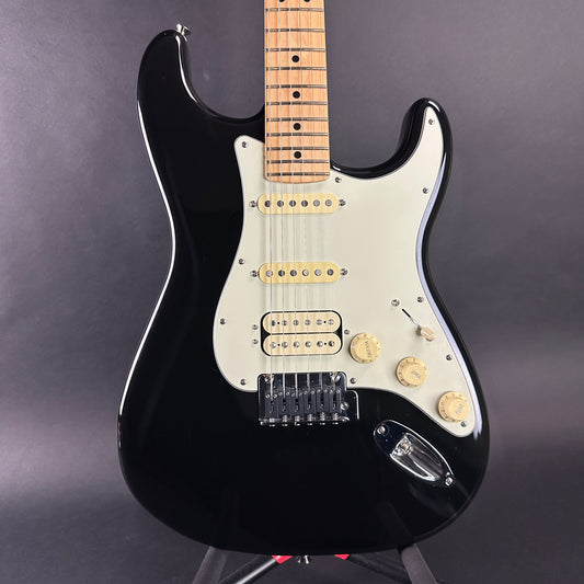 Front of body of Used Fender Special Edition Player Strat Black.