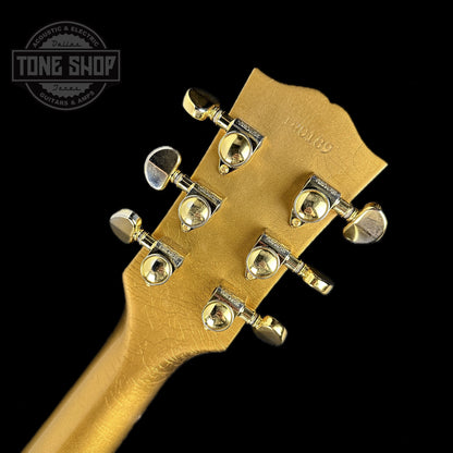 Back of headstock of Gibson Custom Shop M2M 1964 ES-345 Double Gold Murphy Lab Ultra Light Aged.