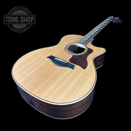 Front angle of Used 2019 Taylor 814ce Natural.