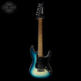 Full frontal of Used Ibanez AZ24P1QM Blueburst.