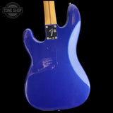 Back of body of Used Fender Player Precision Bass Daytona Blue.