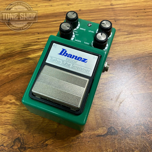 Top of Used Ibanez TS9-DX.