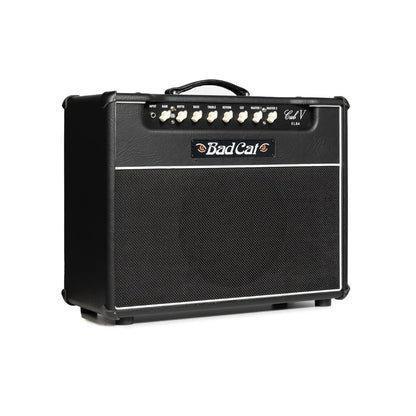 Front left angle of Bad Cat Cub V 40 Handwired EL84 15w 1x12 Tube Combo.