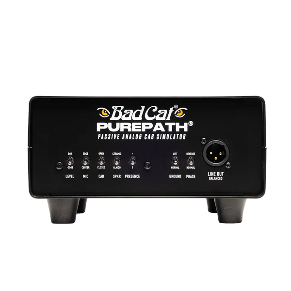 Front of Bad Cat Purepath DI Pedal.