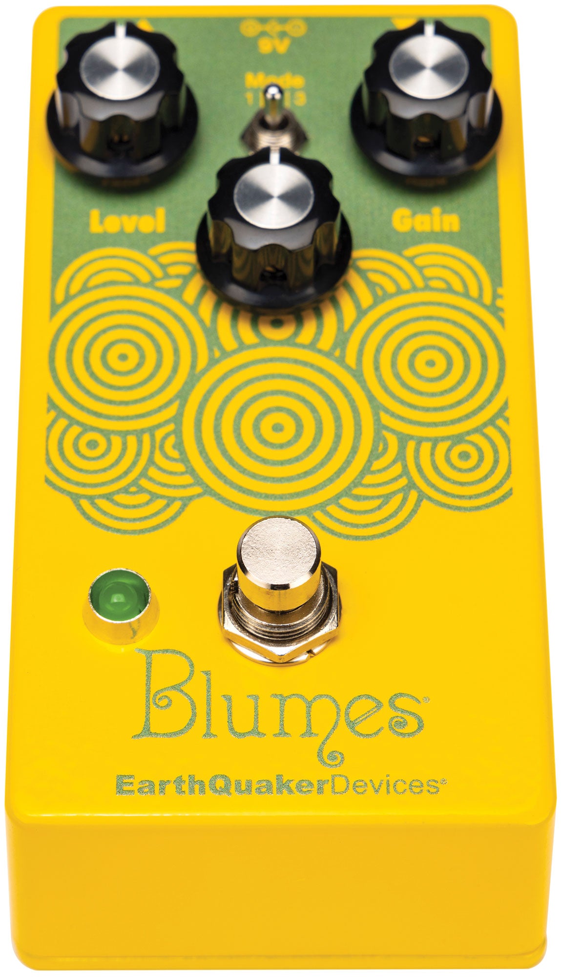 Front facing angle of Earthquaker Devices Blumes Low Signal Shredder.
