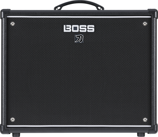 Front of Boss Katana Gen 3 100W 1x12" Combo Amp.