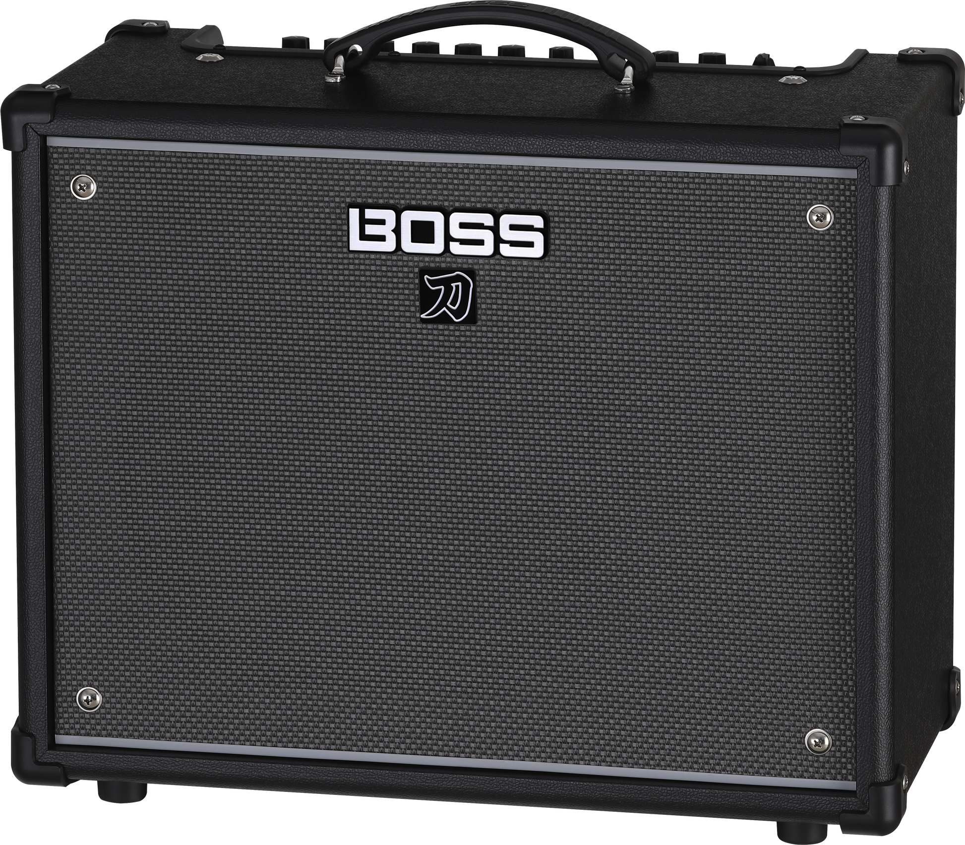 Front angle of Boss Katana Gen 3 50W 1x12" EX Combo Amp.
