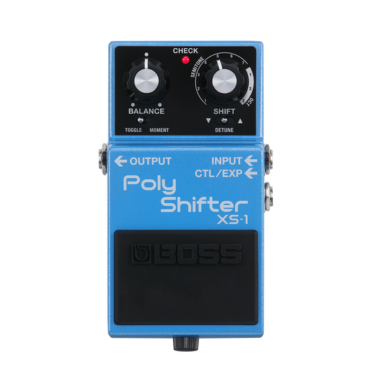 Top down of Boss XS-1 Poly Shifter.