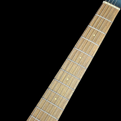 Fretboard of Used  Fender Newporter Player Ocean Teal.