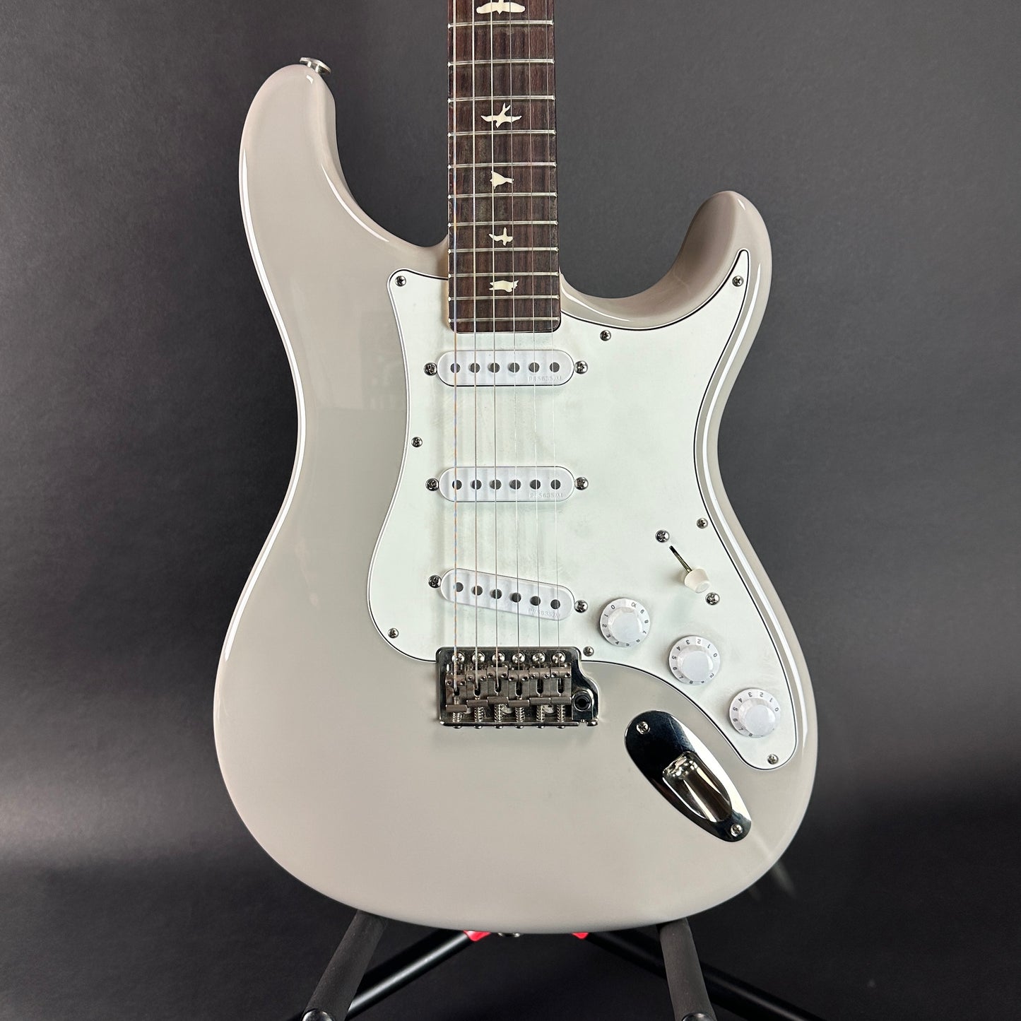 Front of Used 2019 PRS Silver Sky Grey.