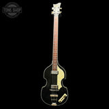 Full frontal of Used 2007 Hofner Contemporary Series HCT-500/1 Violin Bass Black.