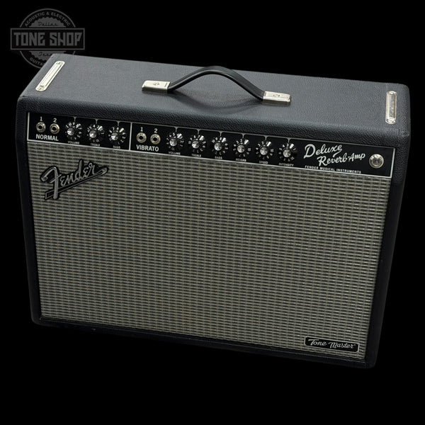Used Fender Tone Master Deluxe Reverb Silverface w/footswitch TSU24964