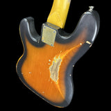 Back angle of Nash PB-55 2-Tone Sunburst Heavy Aging Ash/MP White Guard TSG-263.