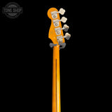 Back of headstock of Used Squier Classic Vibe 60's Jazz Bass 3TSB TSS7471.