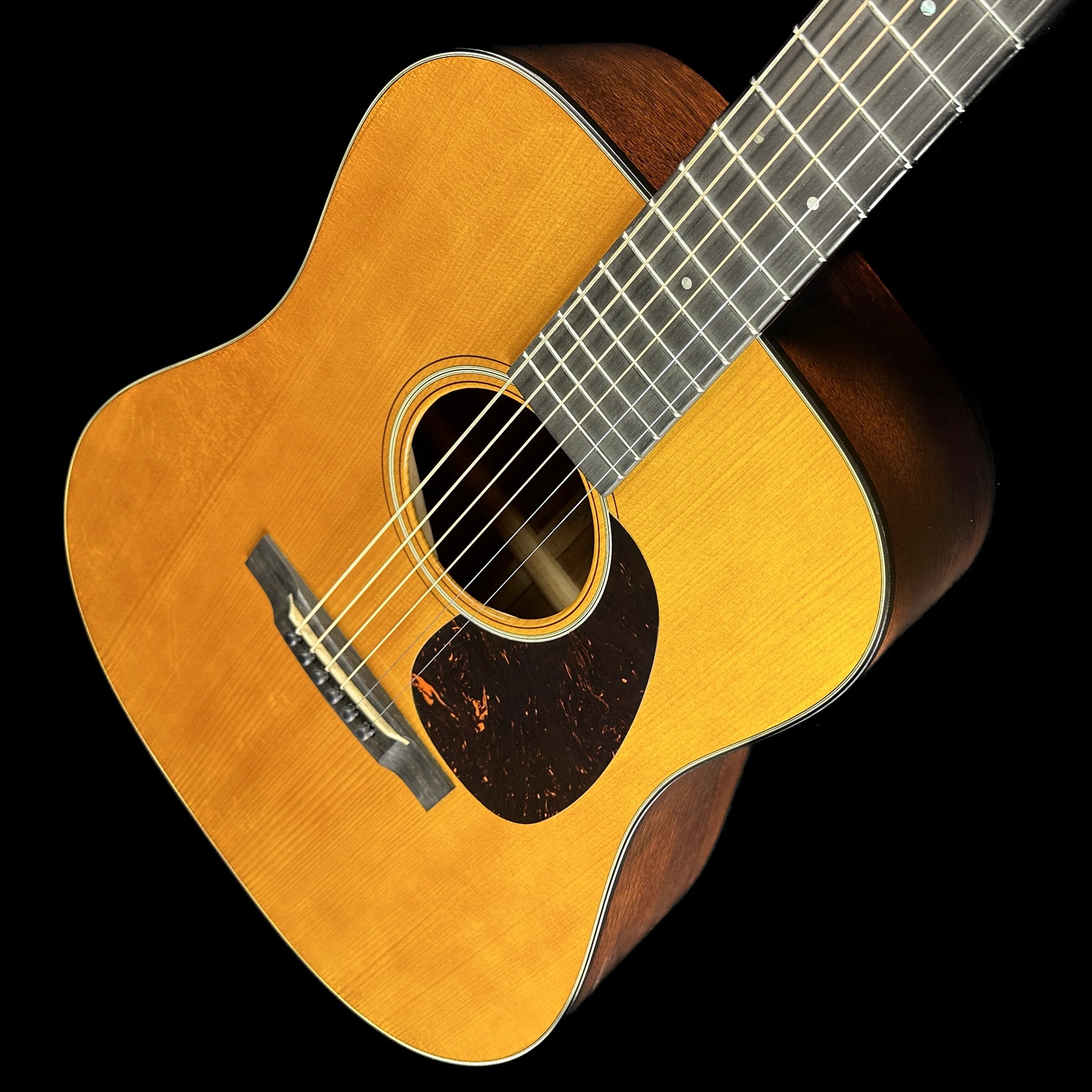 Front angle of Martin Custom Shop D-18.