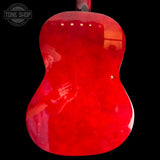 Back of body of Used Squier SA-150N Nylon Acoustic TSS7405.