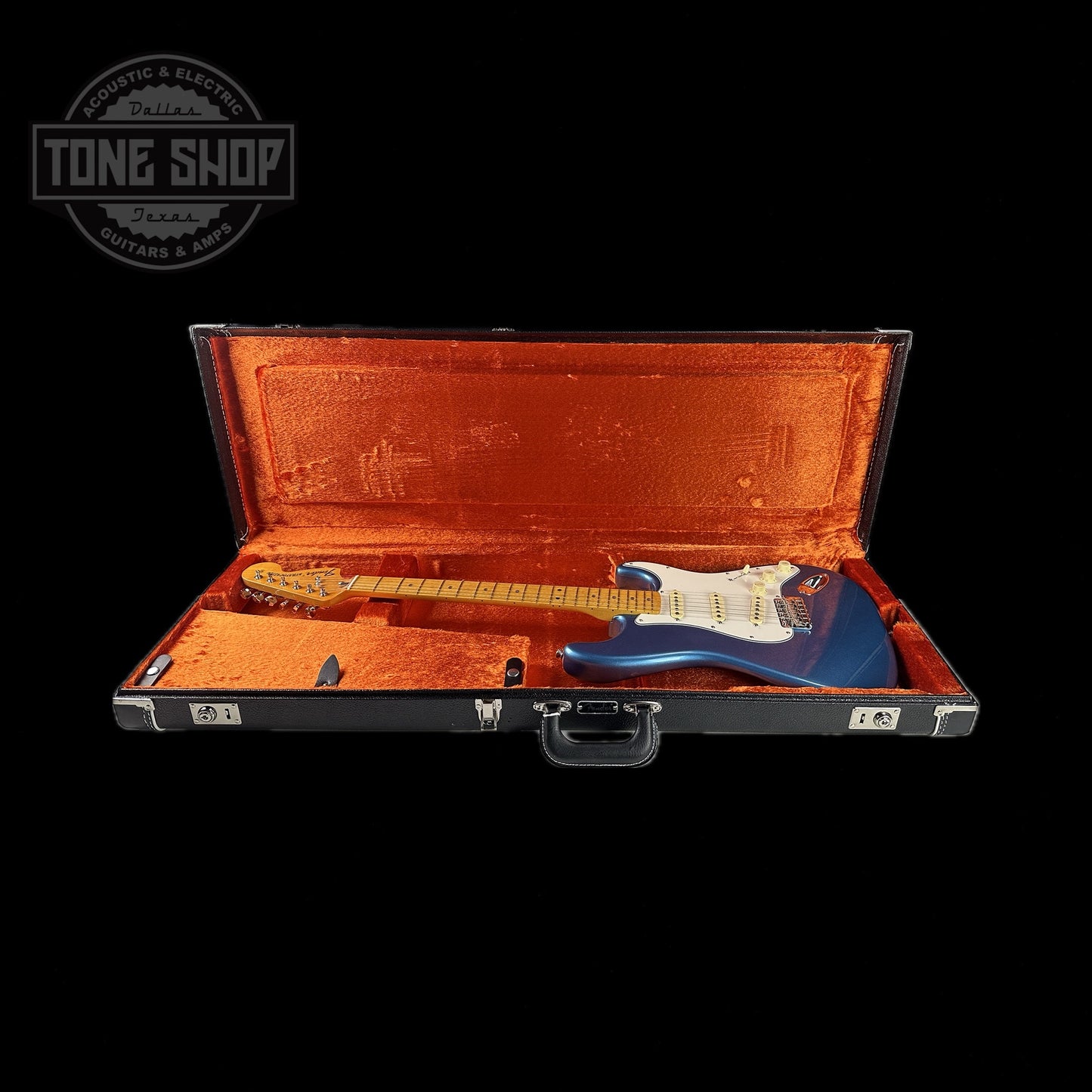 Used Fender American Vintage II 70's Stratocaster Lake Placid Blue in case.