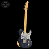 Full frontal of Used Fender Brad Paisley Black Sparkle Esquire.
