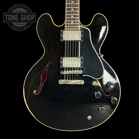 Front of body of Used Gibson Custom Shop 1959 Reissue ES-335 Ebony.