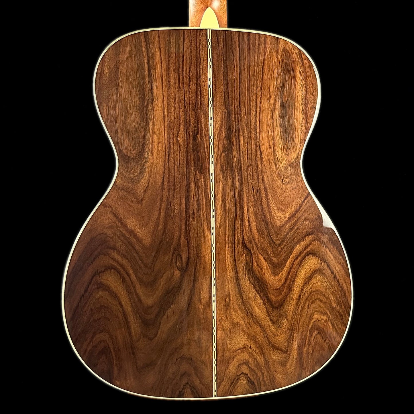 Back of Martin Custom Shop 28 Style 0000 Adirondack/WEIR.