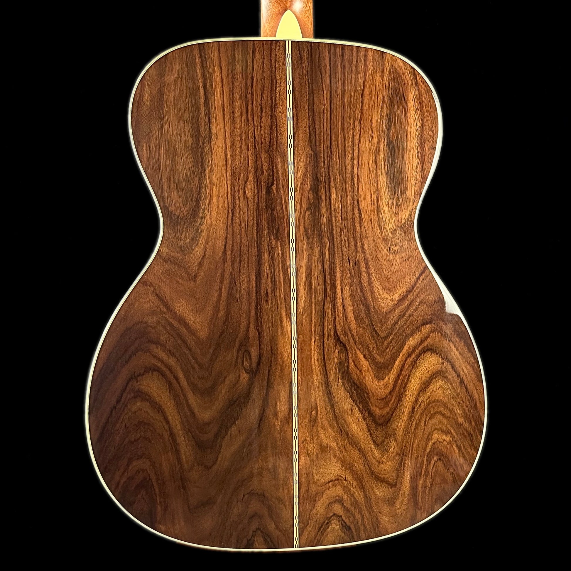 Back of Martin Custom Shop 28 Style 0000 Adirondack/WEIR.