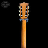 Back of headstock of Vintage 1964 Gibson C-O Nylon String Natural.