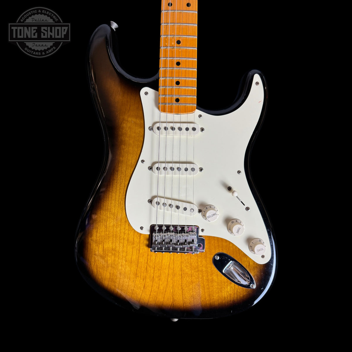 Front of Used 2007 Fender Eric Johnson Stratocaster 2TS.