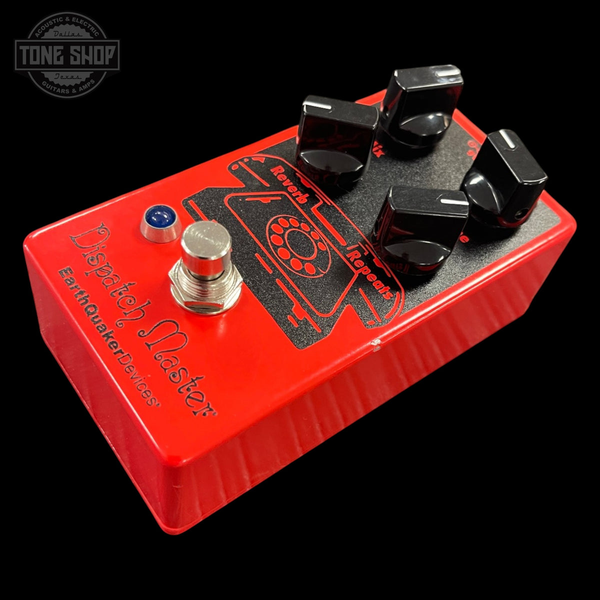 Top of Used EarthQuaker Devices Dispatch Master TSG Red TSS7585.