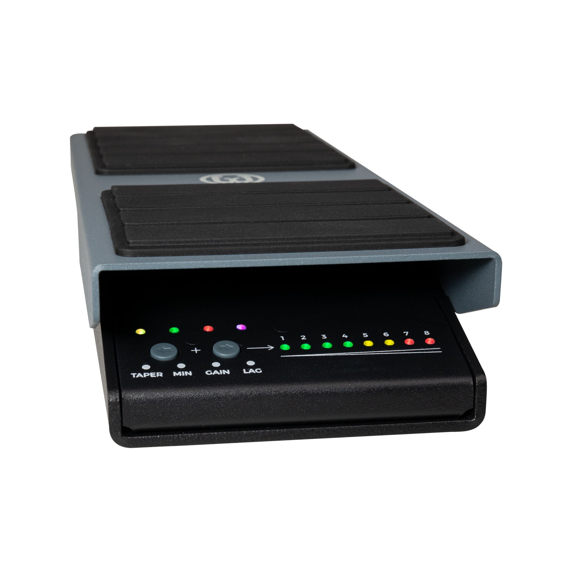 LED panel of Walrus Audio Canvas Volume Pedal Gray.