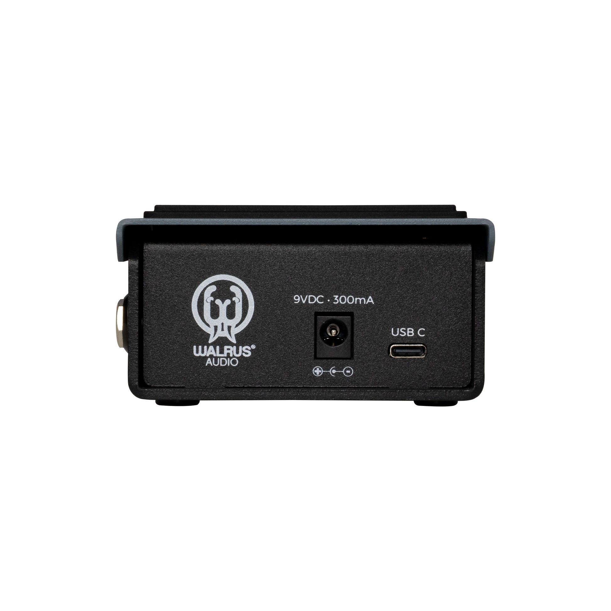 Back of Walrus Audio Canvas Volume Pedal Gray.