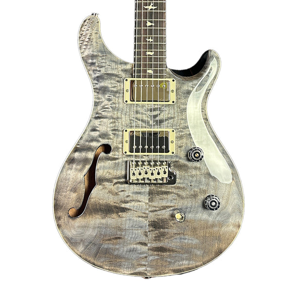 PRS Paul Reed Smith CE24 Semi-Hollow Quilt Faded Gray Black w/bag