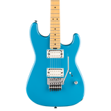 Front of Charvel American NeoClassic San Dimas SD1 HH FR Maple Robin's Egg Blue.