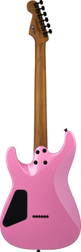 Back of Charvel Pro-Mod Plus San-Dimas Style 1 HH HT Ebony Platinum Pink.