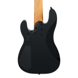 Back of body of Charvel Sleep Token III Signature Pro-Mod San Dimas Bass V Caramelized Maple Black.