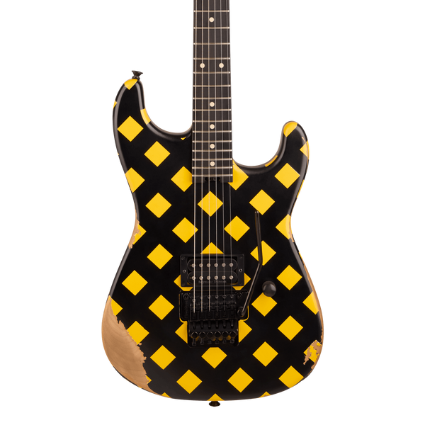 Front of Charvel Super Stock SD1 H FR Diamond Life.