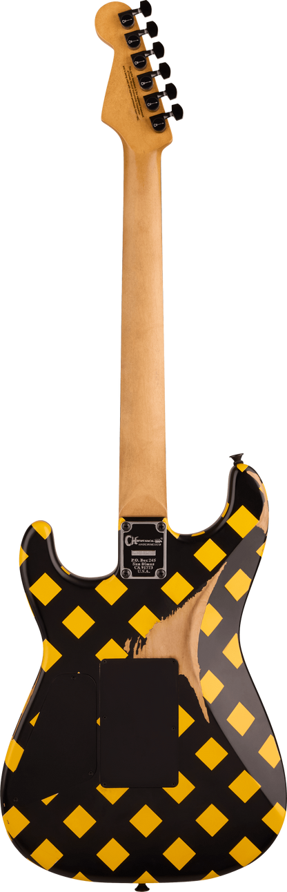 Back of Charvel Super Stock SD1 H FR Diamond Life.