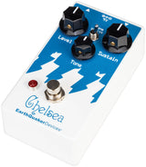 Front right angle of Earthquaker Devices Chelsea Low End Fuzz Driver.