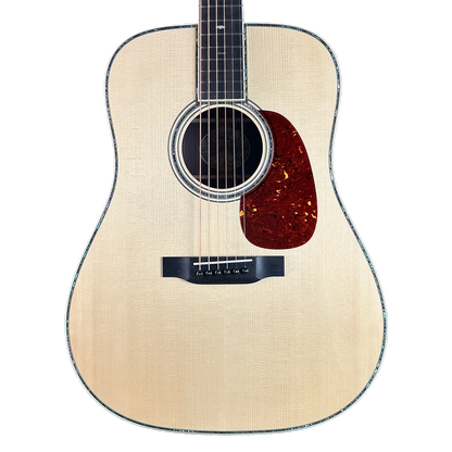 Front of Collings D42 A Natural Adirondack/East Indian Rosewood.