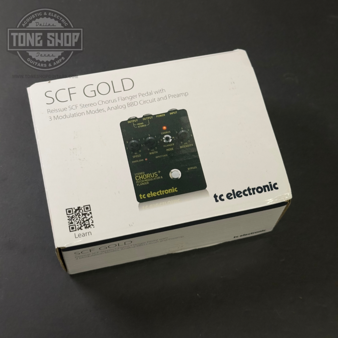 Used TC Electonic SCF Gold Stereo Chorus/Flanger w/box TSU22001
