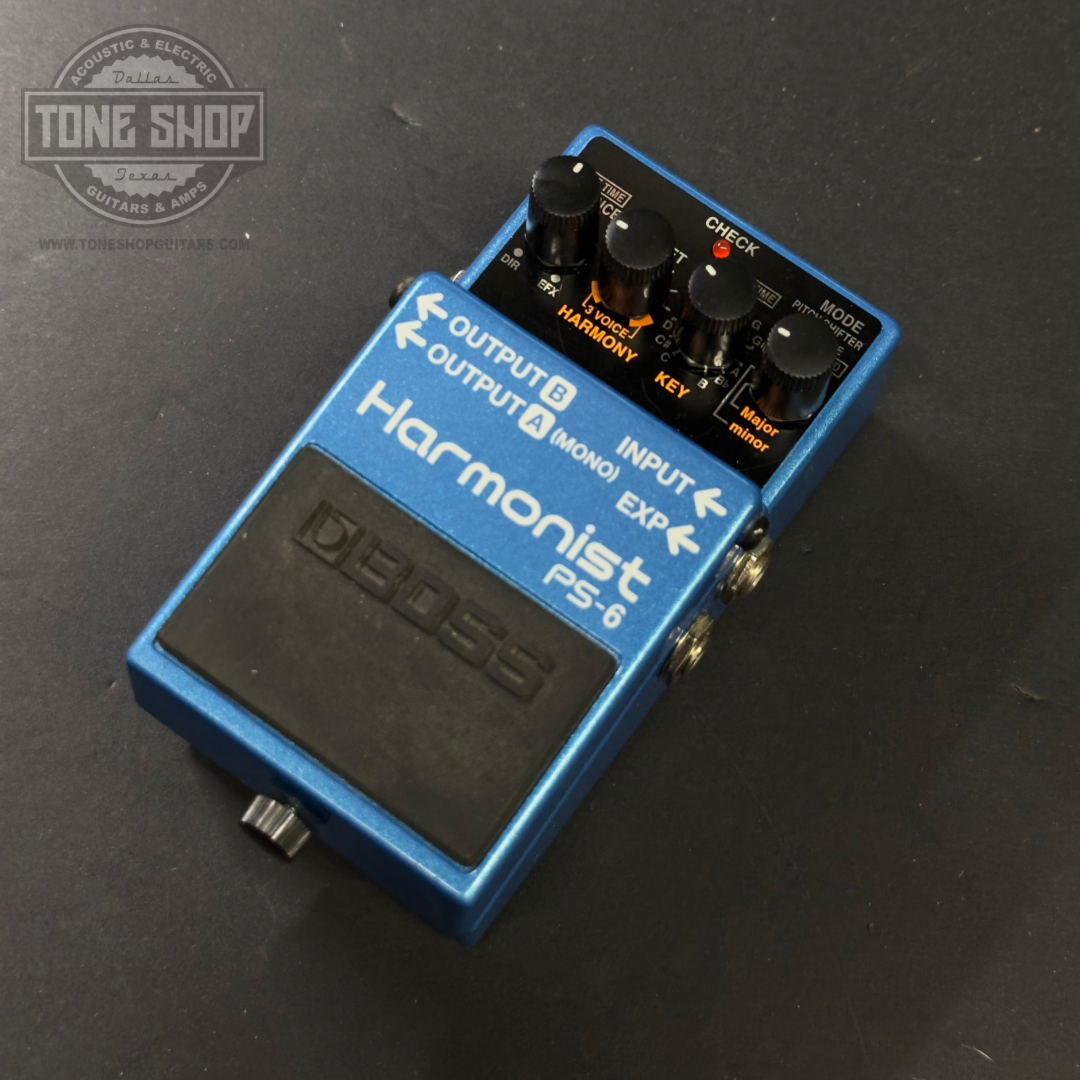 Boss PS-6 Harmonist Pedal with EBS Patch Cables | Sweetwater