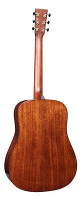 Back of Martin D-18 Sunburst.