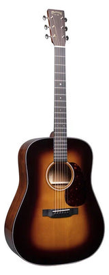 Full frontal of Martin D-18 Sunburst.