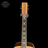 Neck and headstock of Used 1992 Martin J12-40.