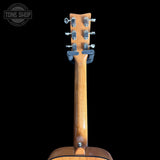Back of headstock of Used Yamaha FG Junior JR1.